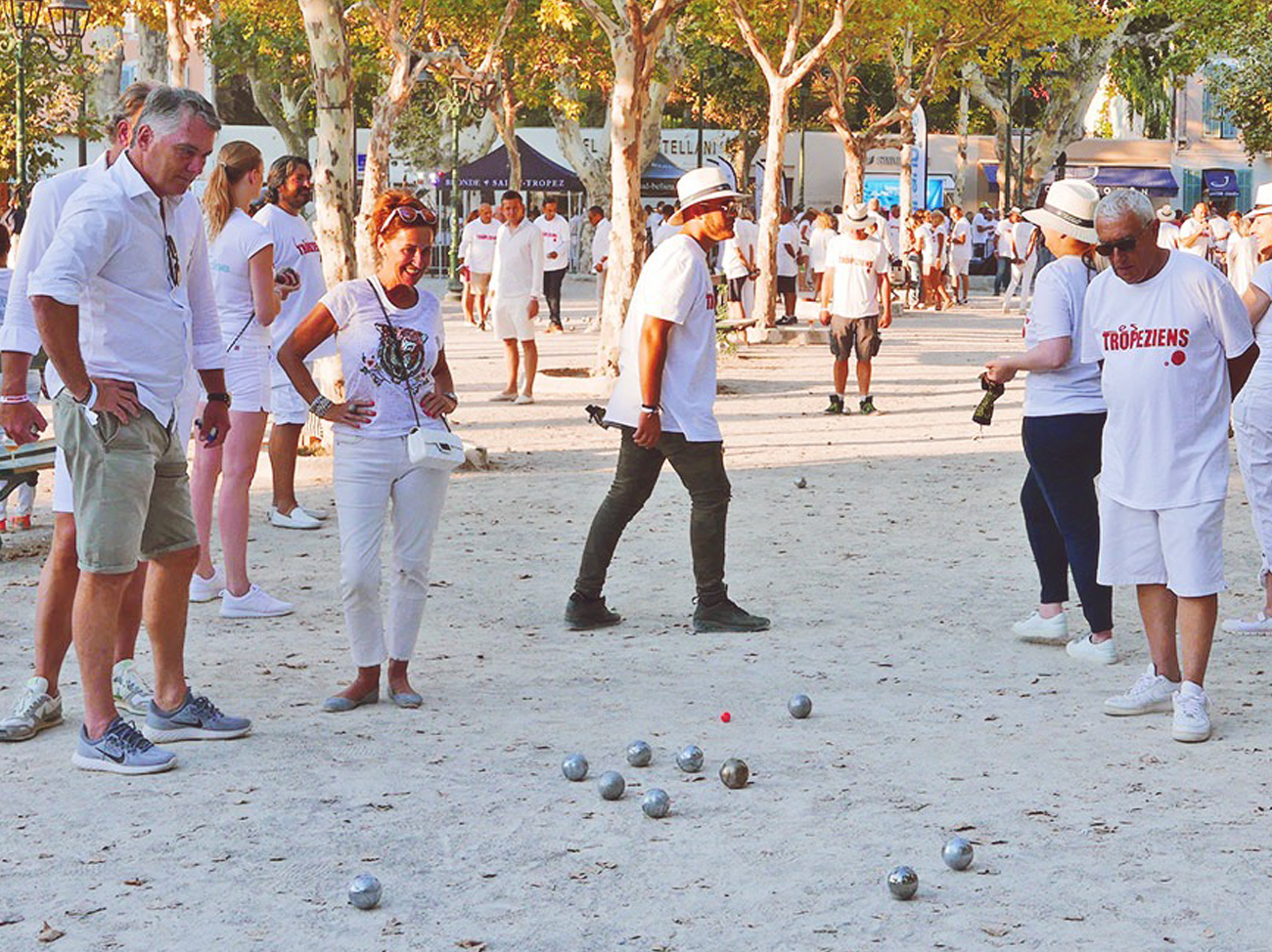 French Boules Game