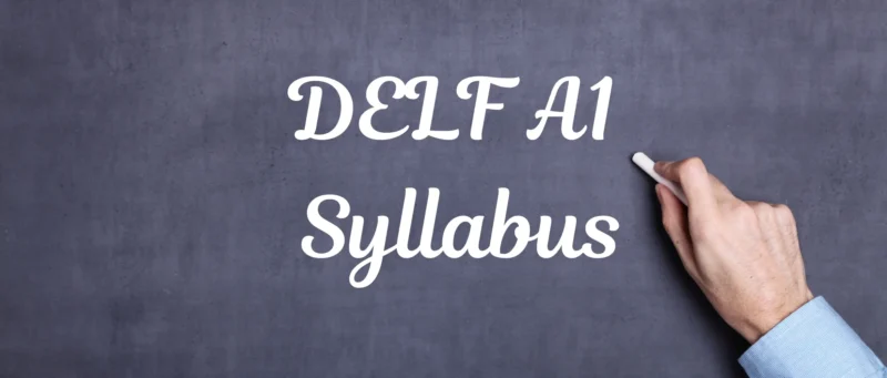 DELF A1 syllabus