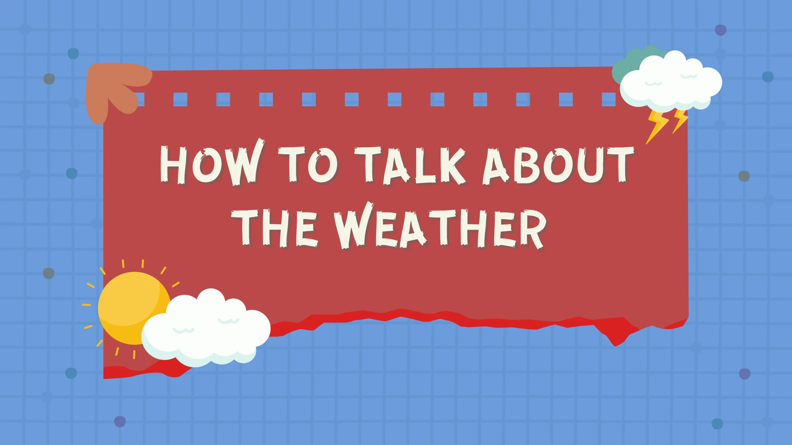 How to talk about the weather in French