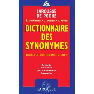 Larousse De Poche Dictionnaire Des Synonyms