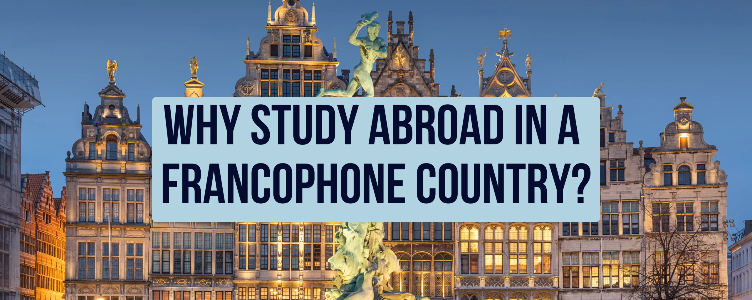 Why You Should Consider Studying Abroad in a Francophone Country